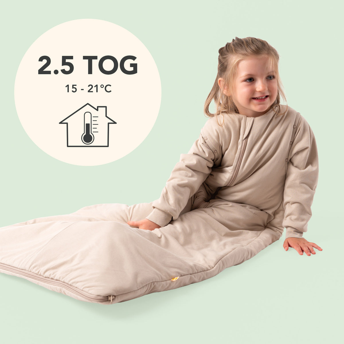 Gigoteuse bébé toutes saisons - 2.5 TOG_Taupe_TOG_1203