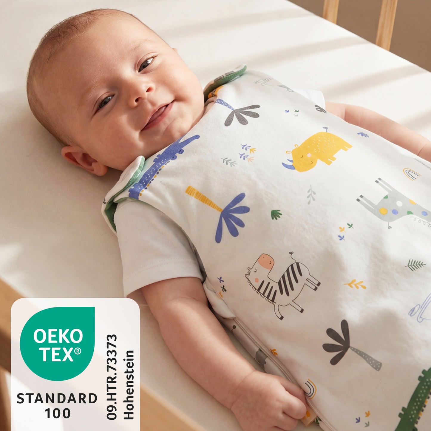 Gigoteuse bébé toutes saisons - 2.5 TOG_Jungle_OEKOTEX_1205