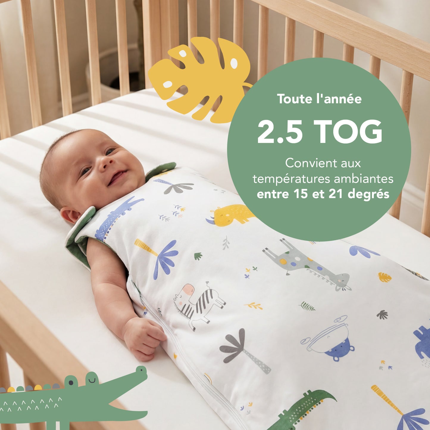 Gigoteuse bébé toutes saisons - 2.5 TOG_Jungle_TOG_1205