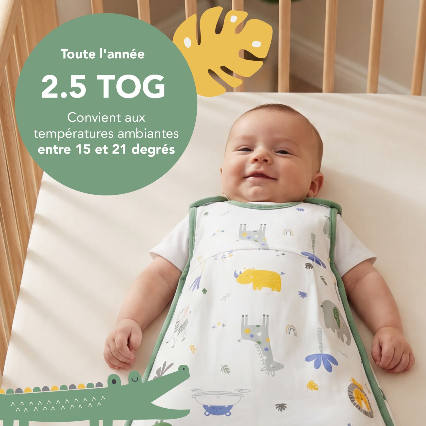 Gigoteuse bébé toutes saisons - 2.5 TOG_Jungle_TOG_1205