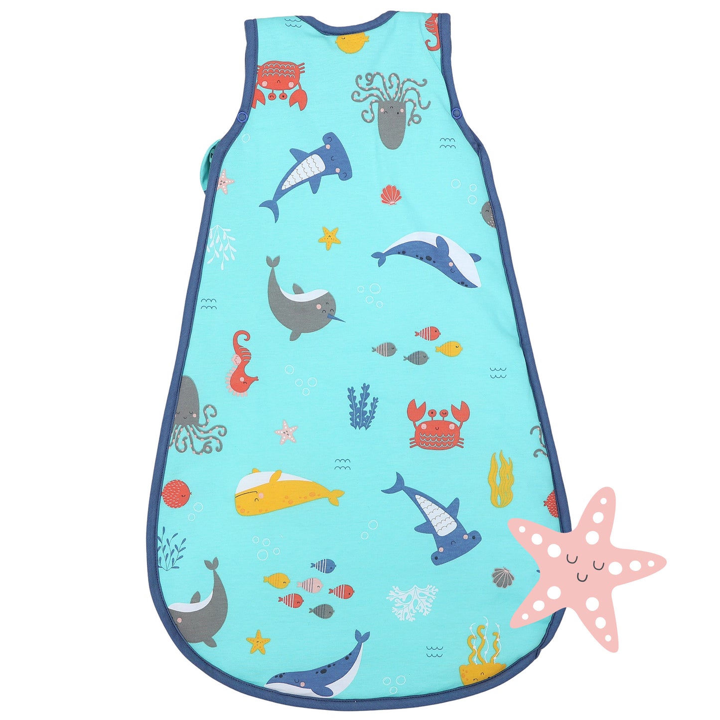 Gigoteuse bébé toutes saisons - 2.5 TOG_Animaux marins_dos_1205