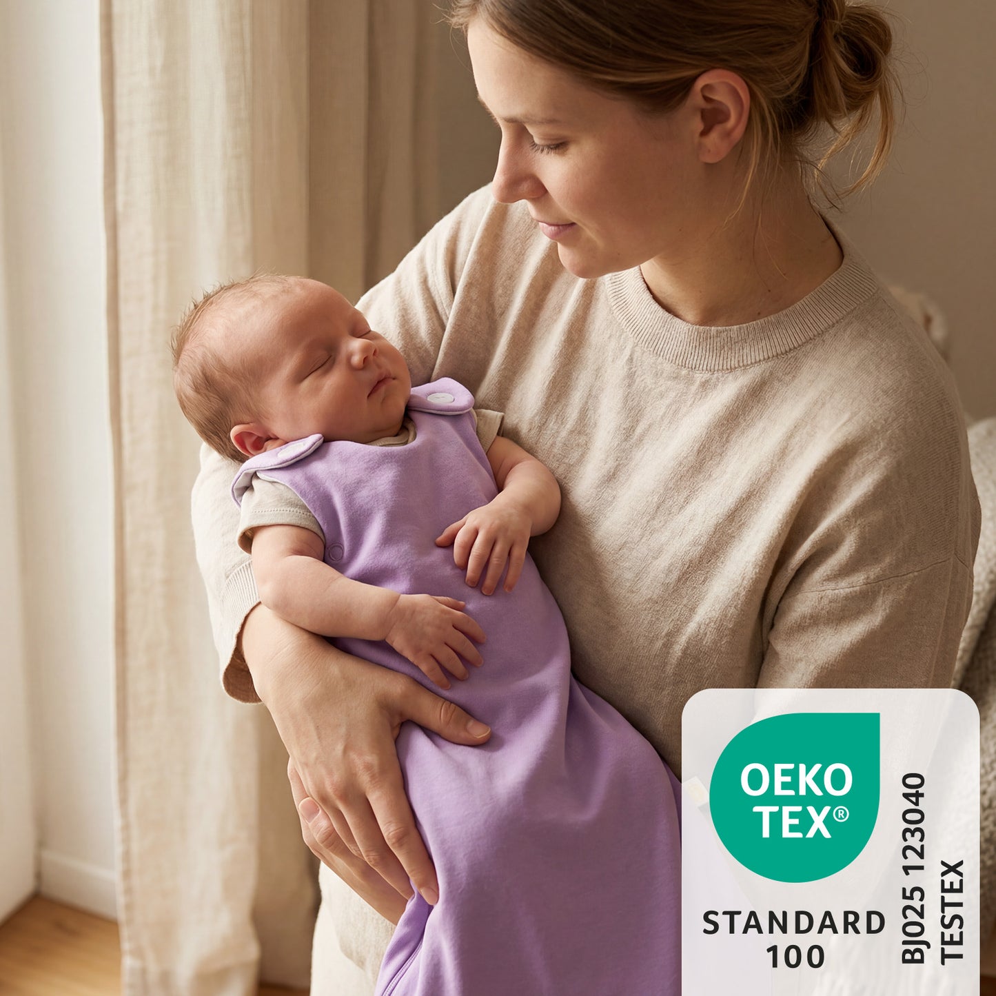 Gigoteuse bébé toutes saisons - 2.5 TOG_Lilas_OEKOTEX_1207