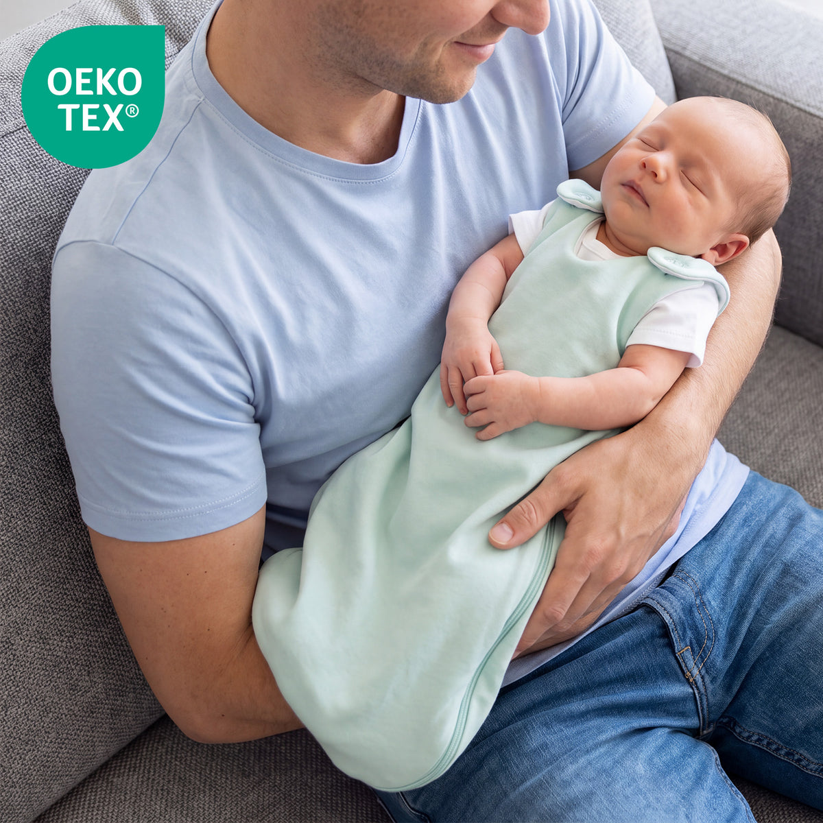Gigoteuse bébé toutes saisons - 2.5 TOG_Sauge_OEKOTEX_1207
