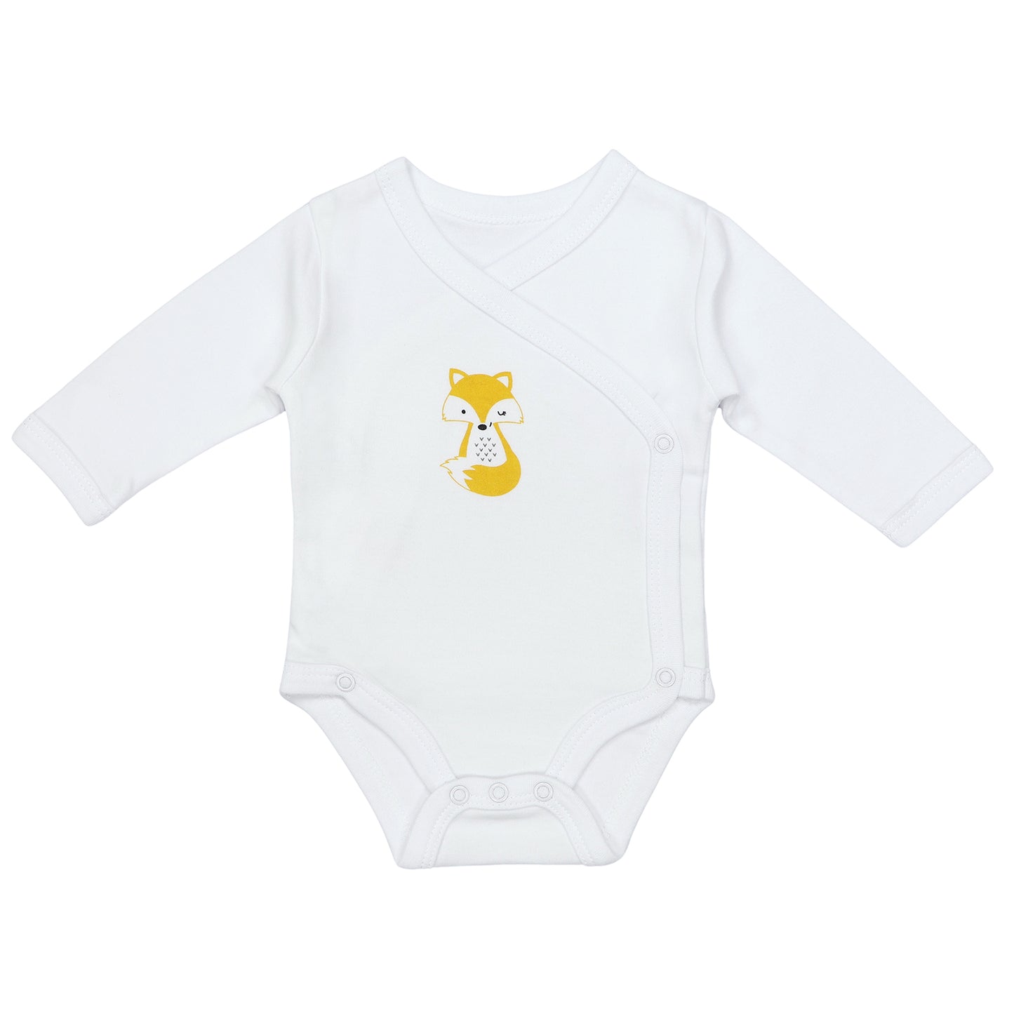 Body bébé croisé manches longues - lot de 3_Amis animaux_détail3_1208