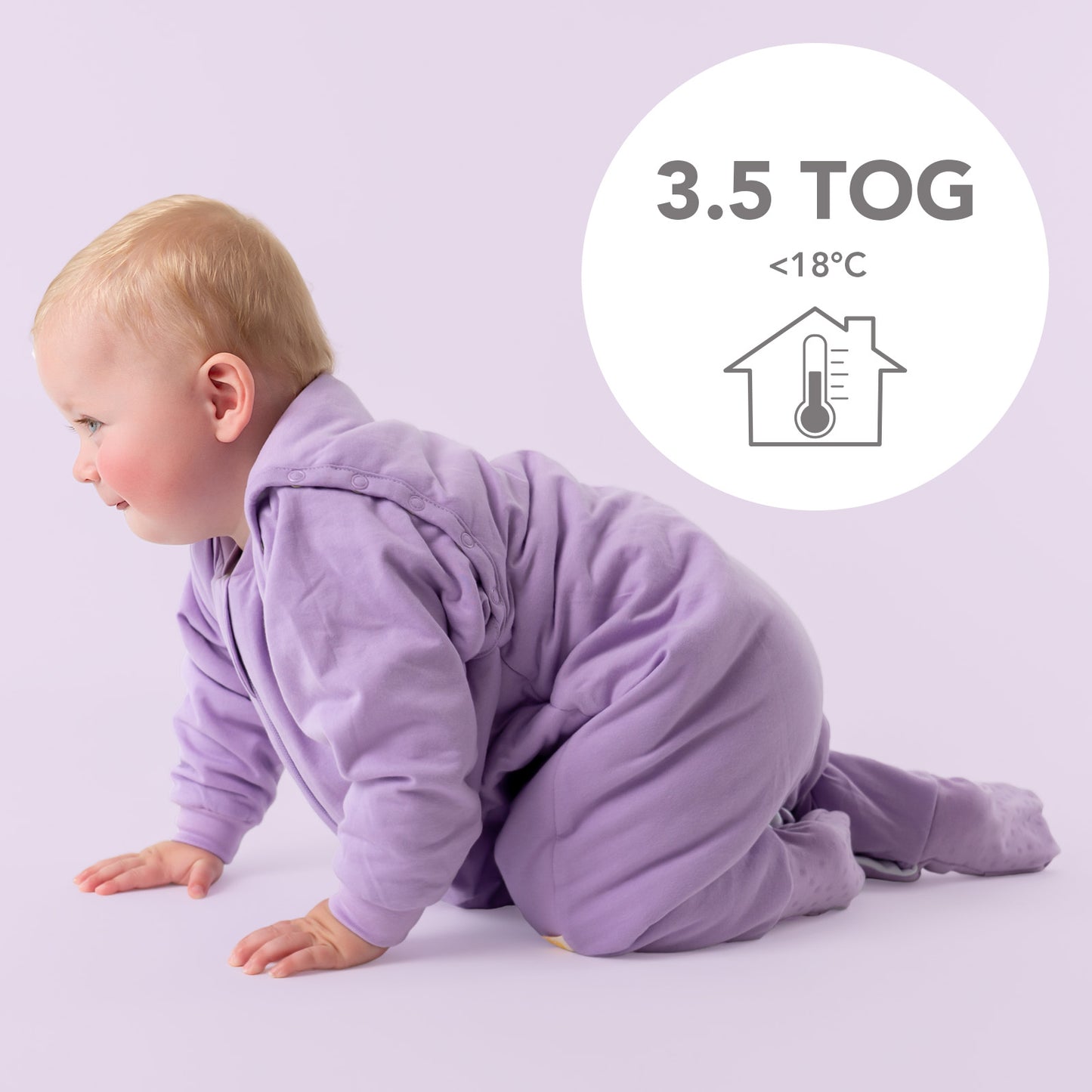 Gigoteuse à pieds hiver - 3.5 TOG_Lilas_TOG_1209