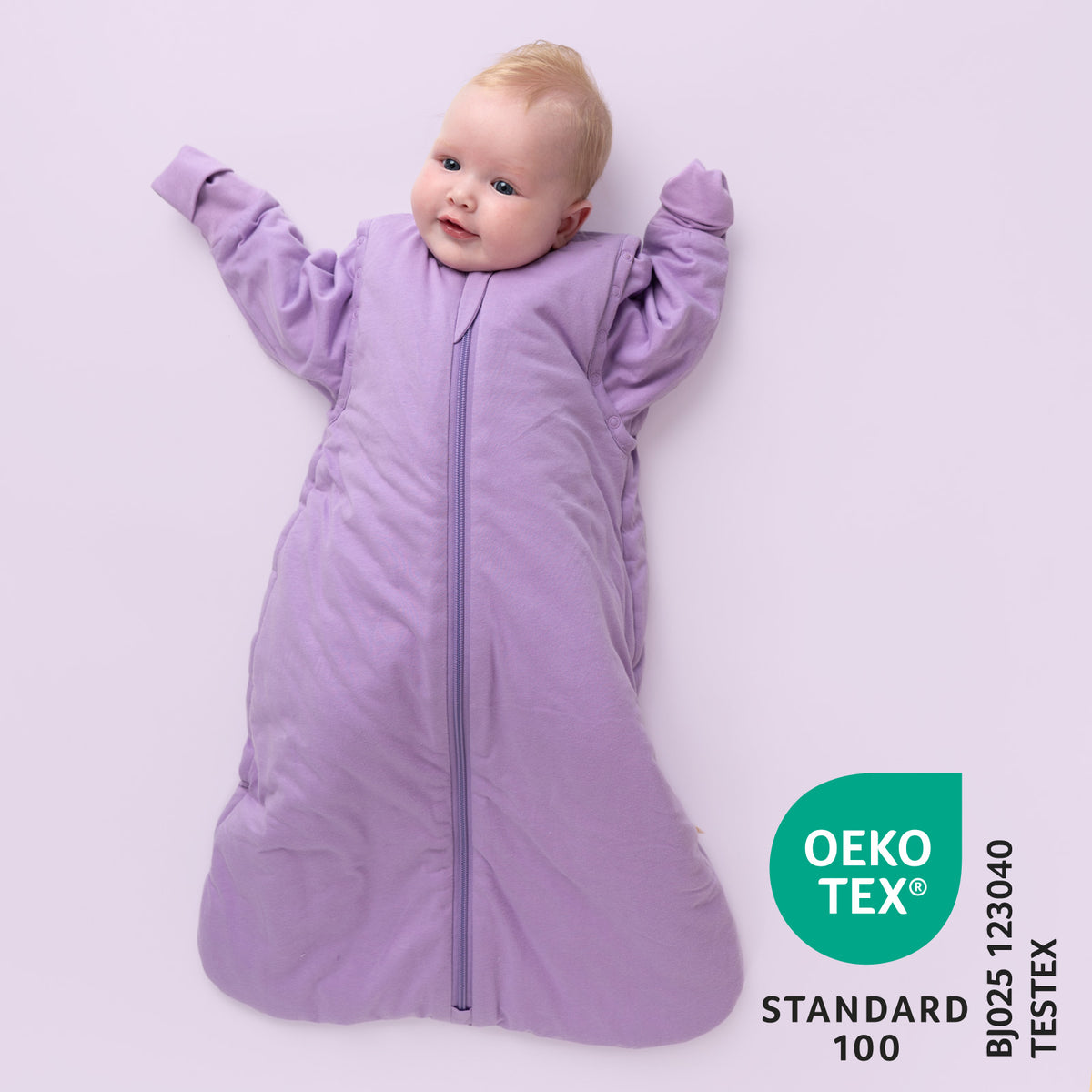 Gigoteuse bébé hiver - 3.5 TOG_Lilas_OEKOTEX_1210