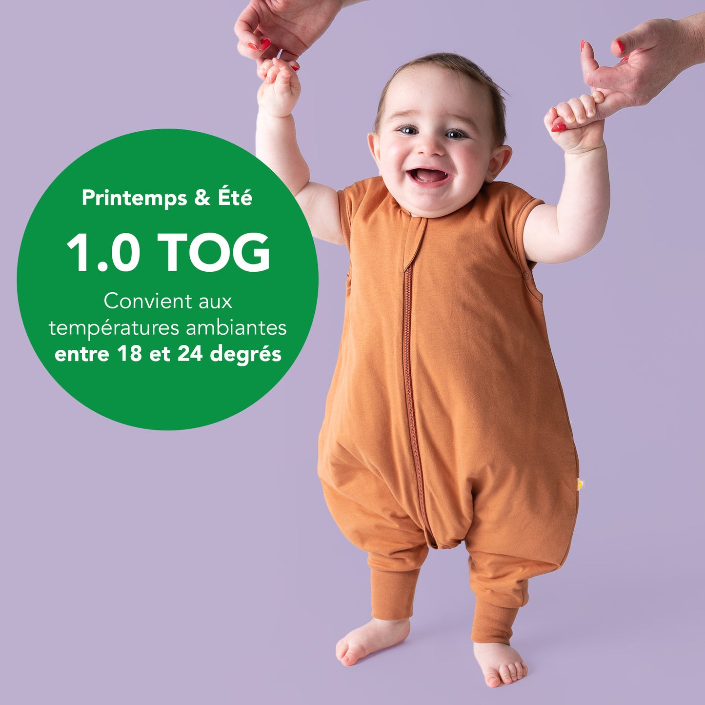 Gigoteuse à pieds été & mi-saison - uni - TOG 3