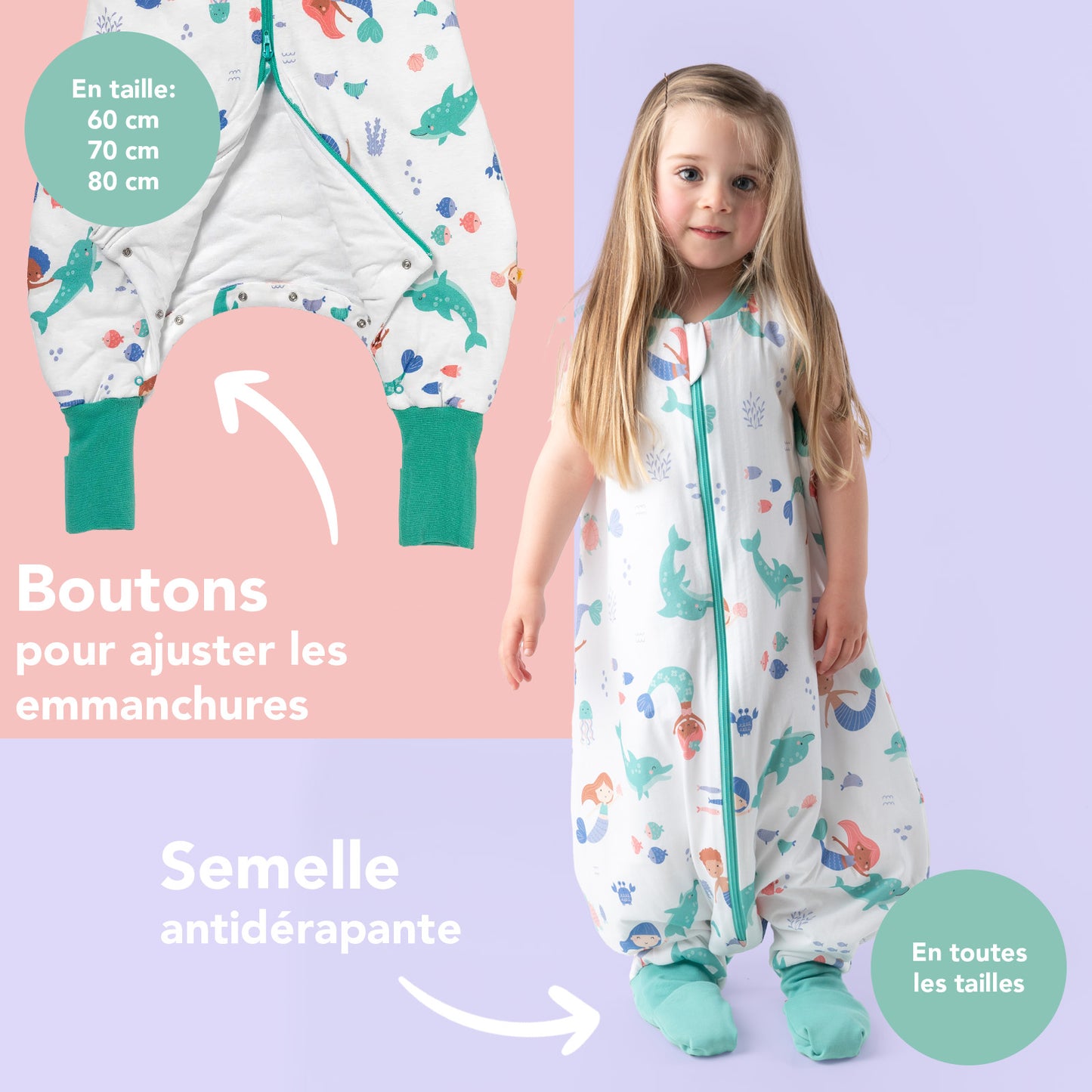 Gigoteuse à pieds été & mi-saison - TOG 1