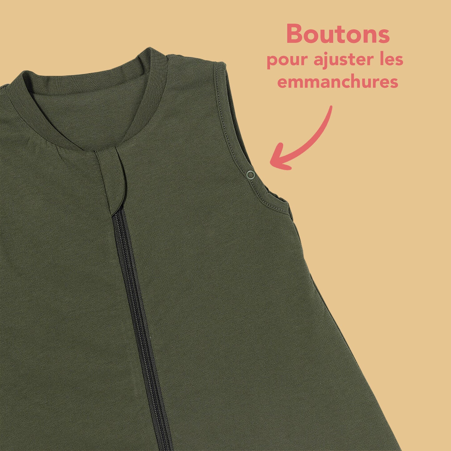 Gigoteuse à pieds été & mi-saison - uni - TOG 3