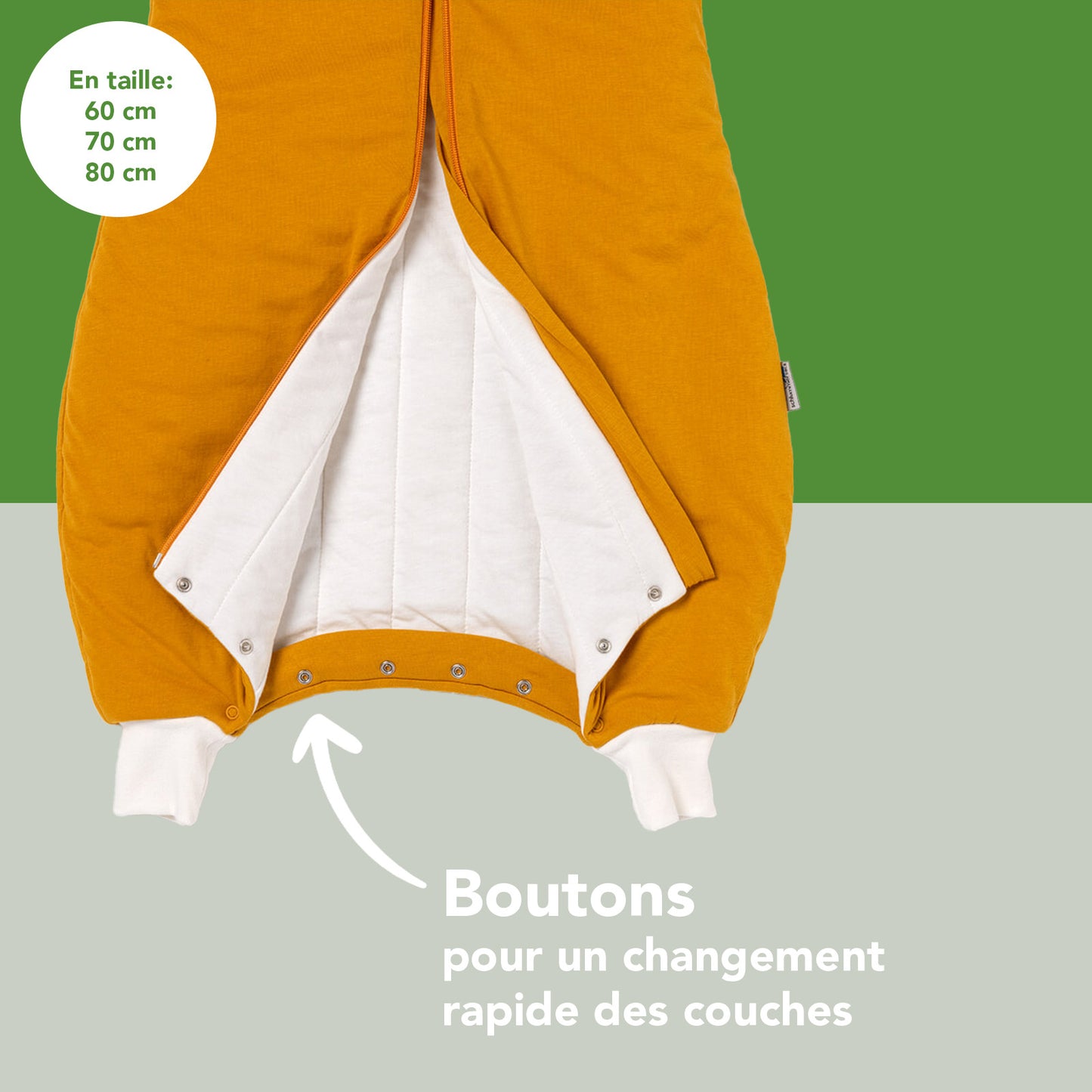 Gigoteuse à pieds été & mi-saison - uni - TOG 3