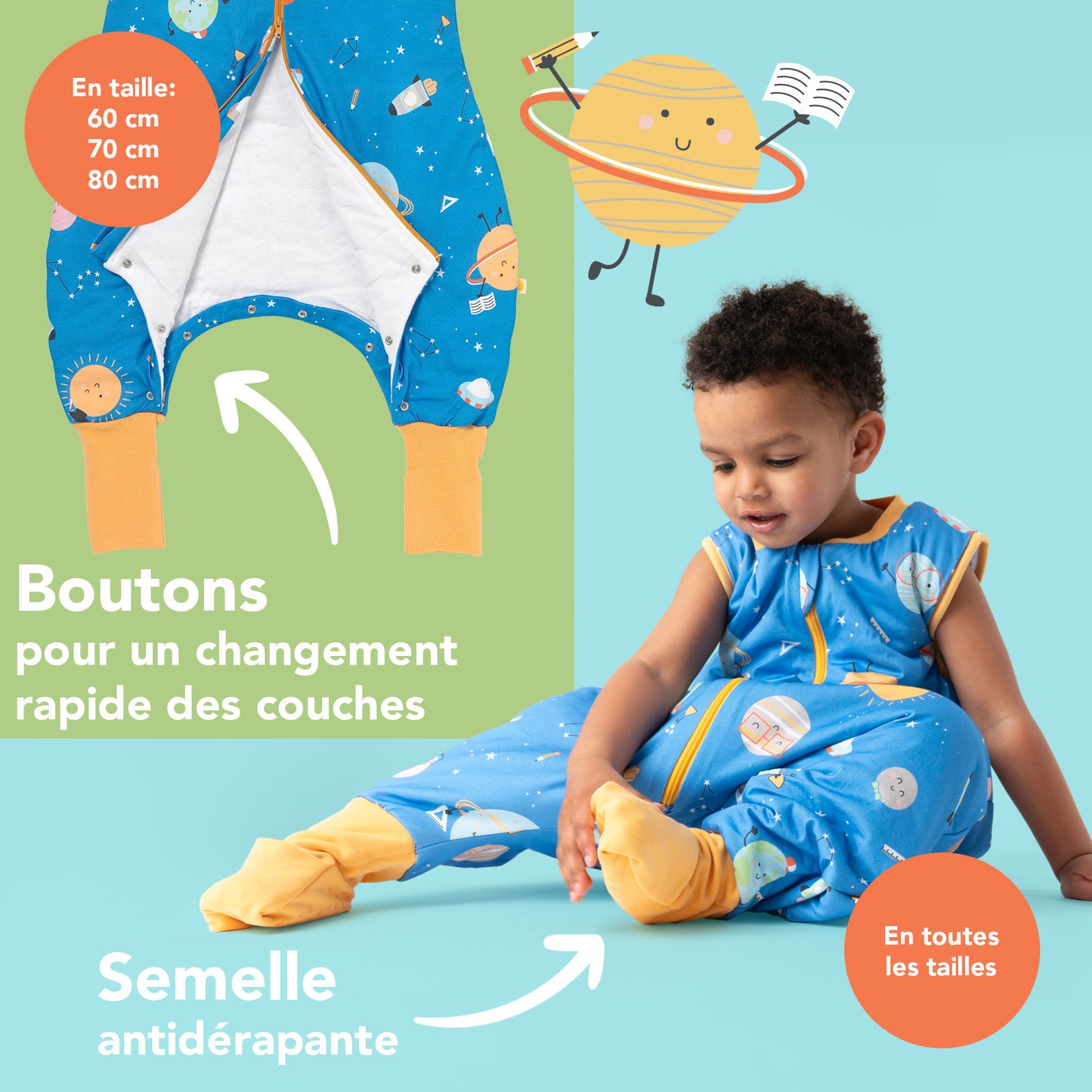 Gigoteuse à pieds été & mi-saison - TOG 1