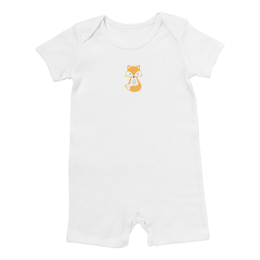 Barboteuse bébé manches courtes - bio - lot de 2