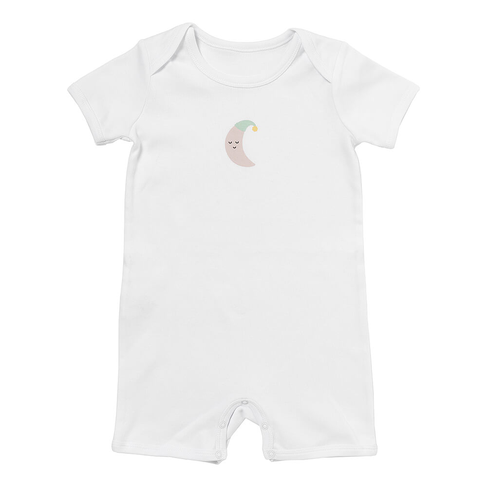 Barboteuse bébé manches courtes - bio - lot de 2