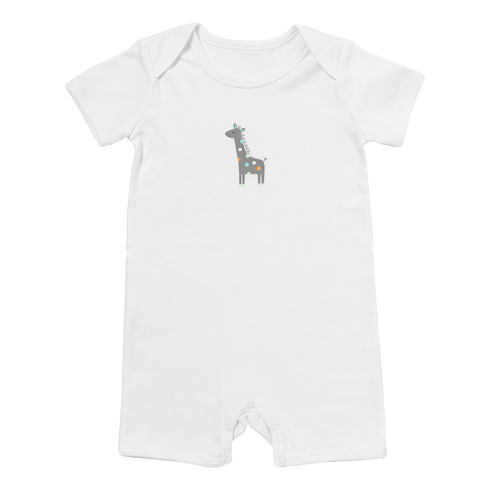 Barboteuse bébé manches courtes - bio - lot de 2