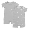 Barboteuse bébé manches courtes - bio - lot de 2