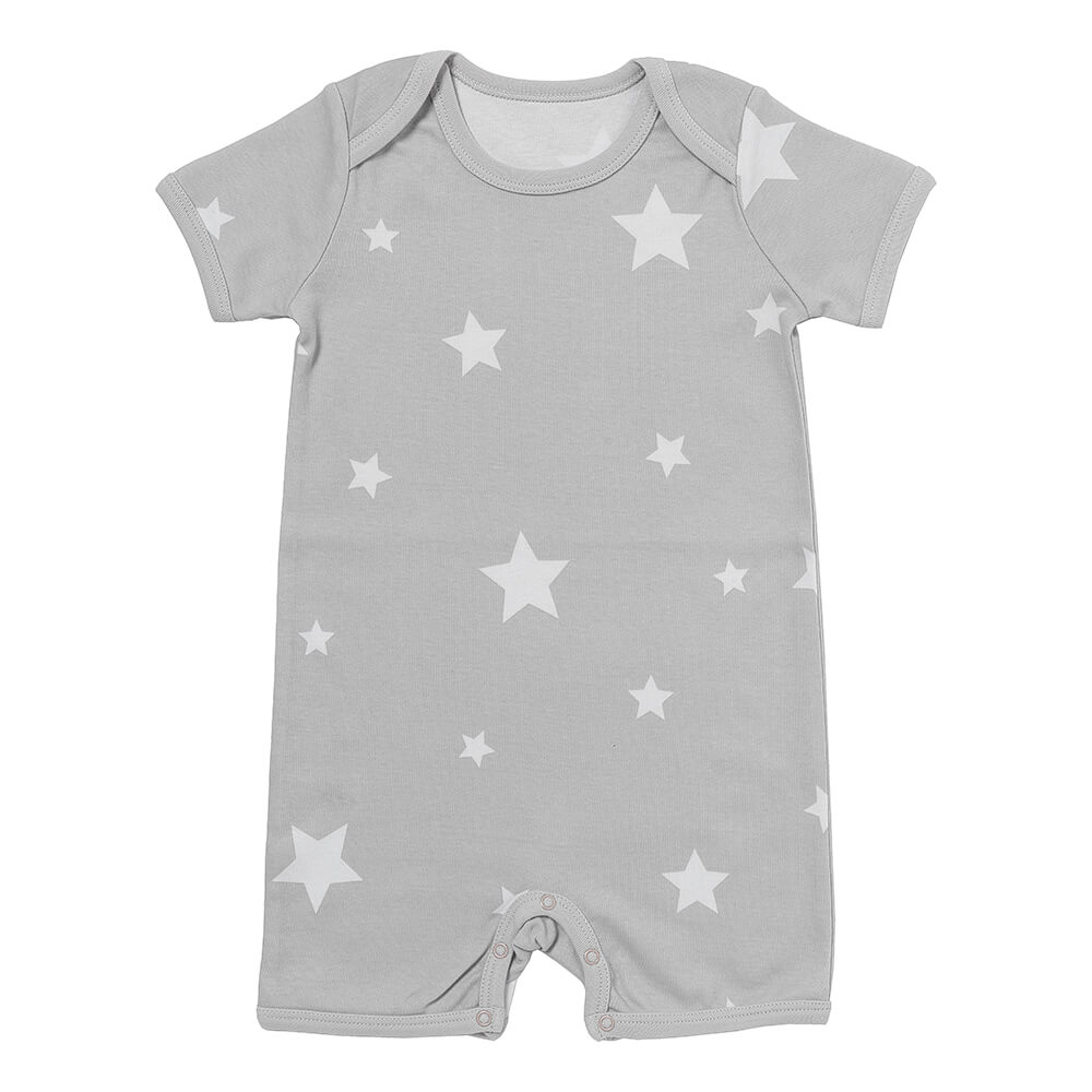 Barboteuse bébé manches courtes - bio - lot de 2