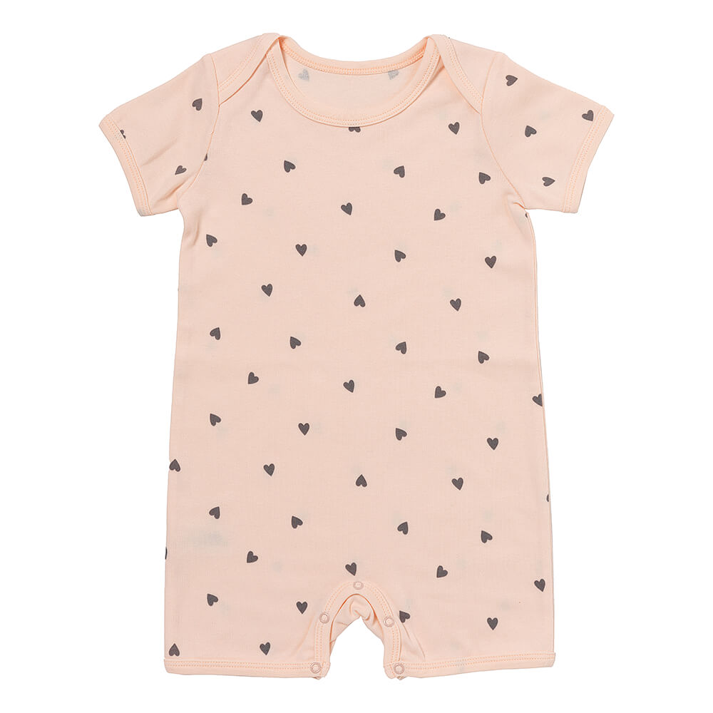 Barboteuse bébé manches courtes - bio - lot de 2