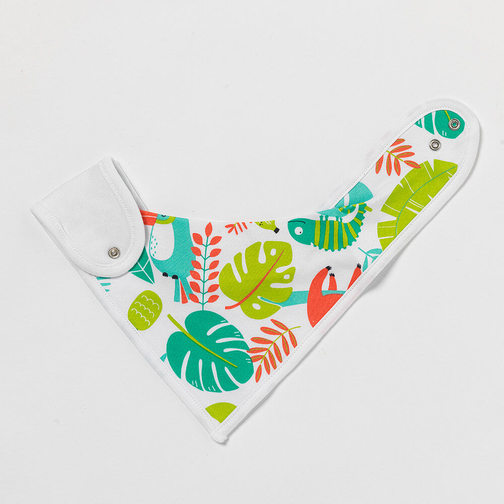 Bandana pour bébé 100% bio - lot de 4