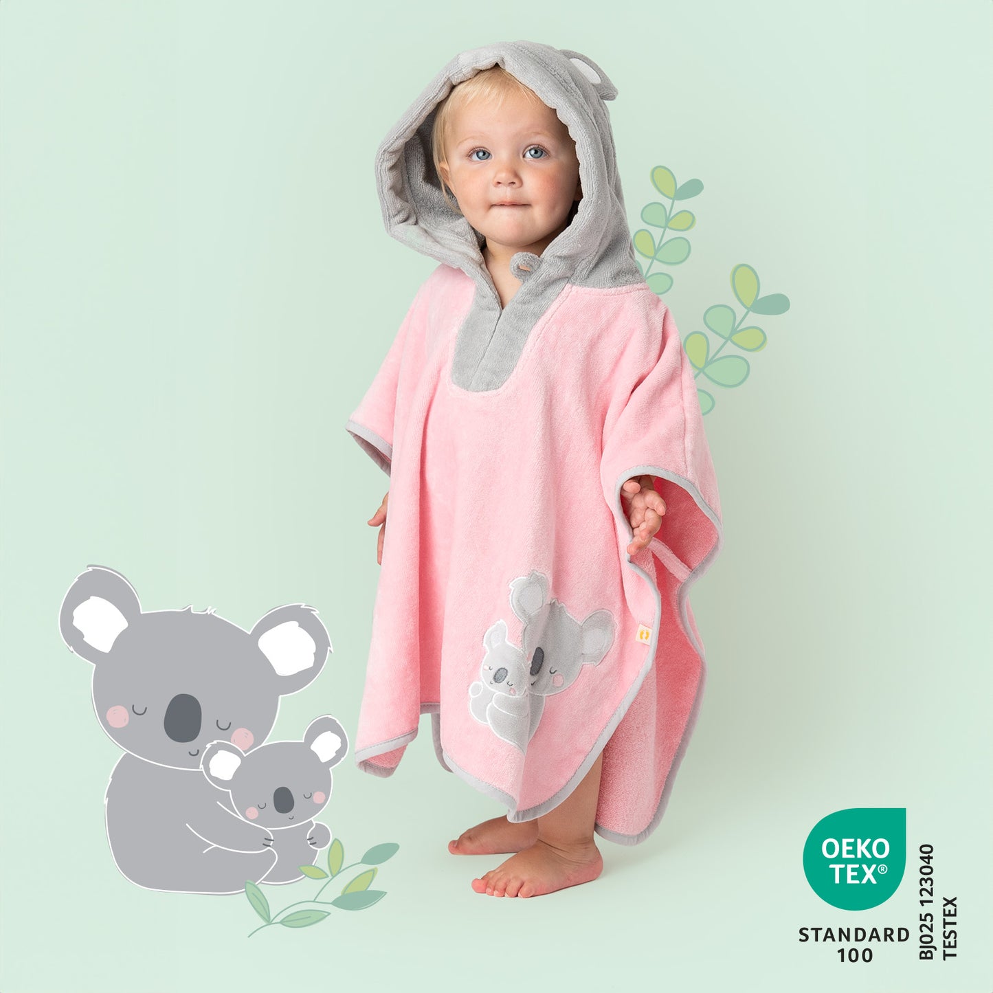 Poncho de bain à capuche pour enfant_Koala_2_409