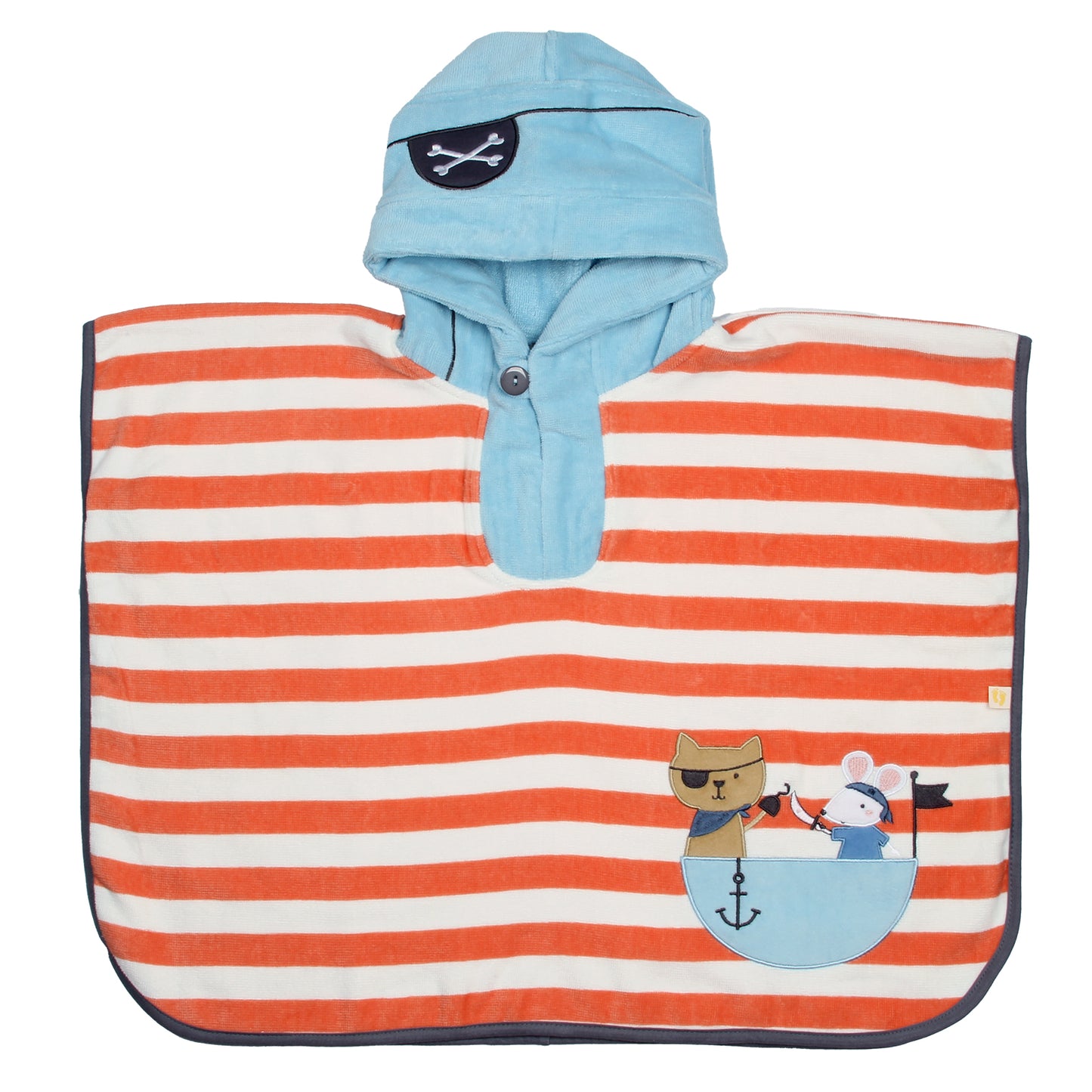 Poncho de bain à capuche pour enfant_Pirate_1_409