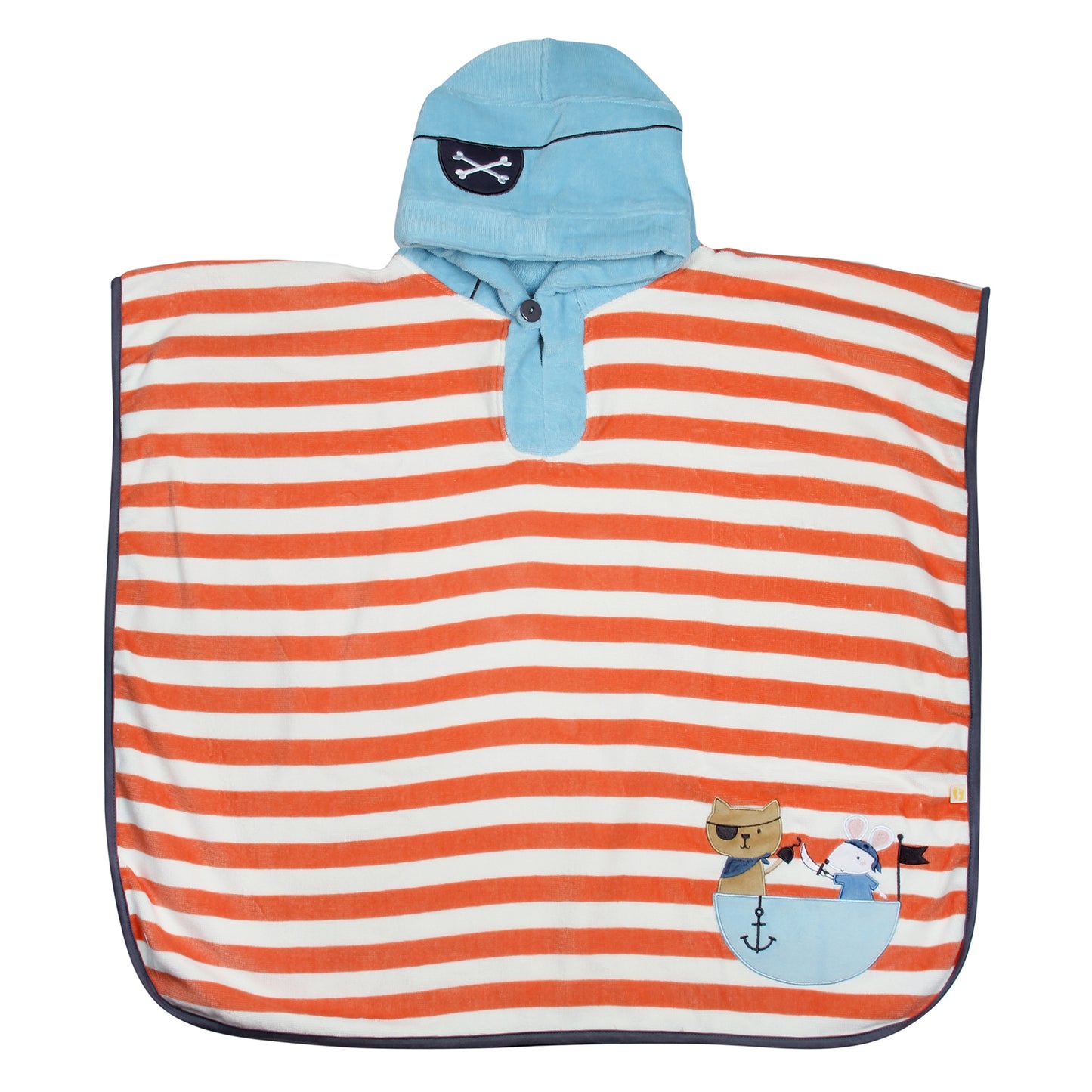 Poncho de bain à capuche pour enfant_Pirate_1_409