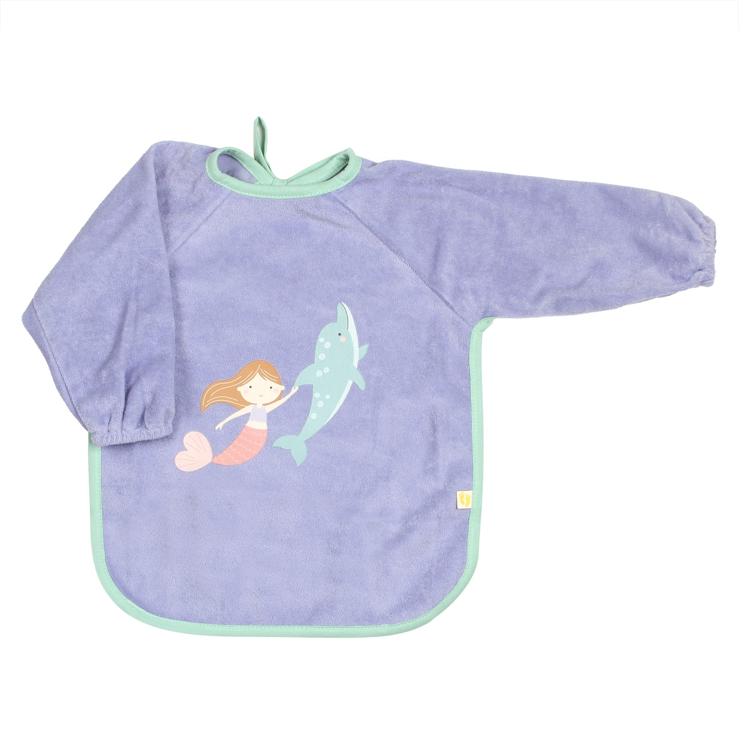 Bavoir bébé à manches longues imperméable_Sirène_2_411