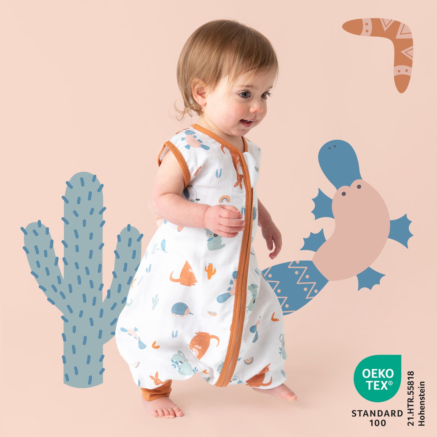 Gigoteuse à pieds été - mousseline - 0.5 TOG_Kangourou_412_2