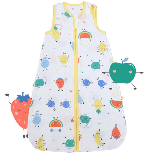 Gigoteuse bébé été - mousseline - 0.5 TOG_Fruits en Forme_devant_415