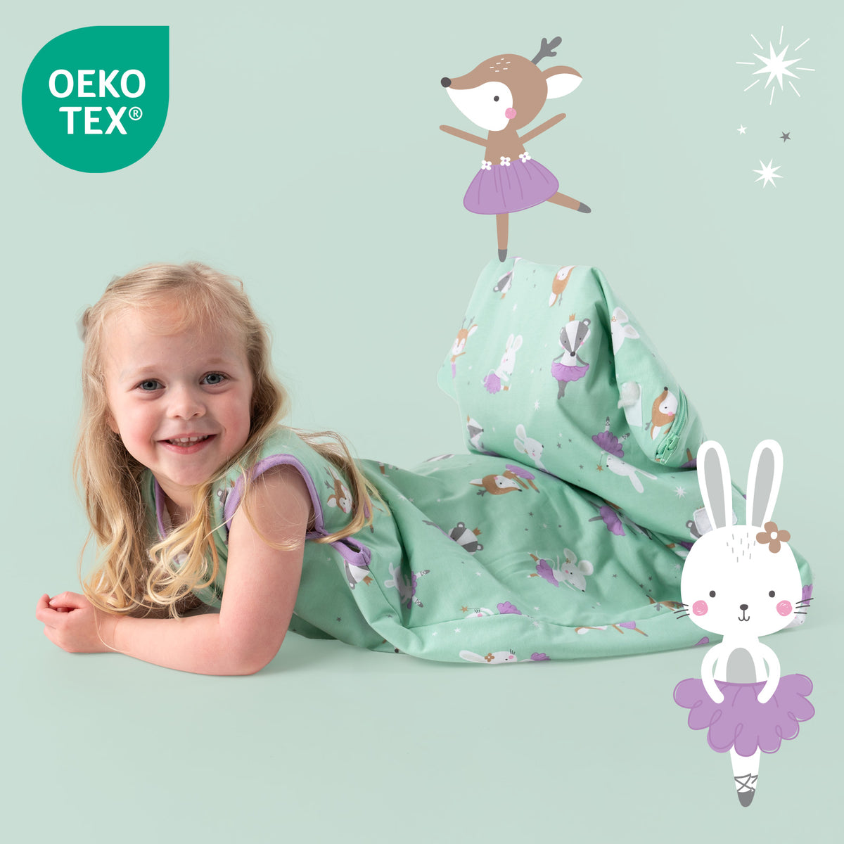 Gigoteuse bébé été & mi-saison - TOG 1_Ballerine_OEKOTEX_420