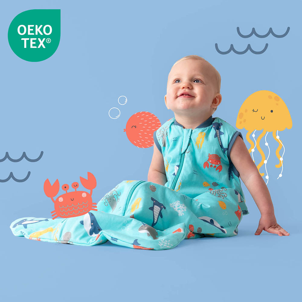 Gigoteuse bébé été & mi-saison - TOG 1_Animaux marins_OEKOTEX_420