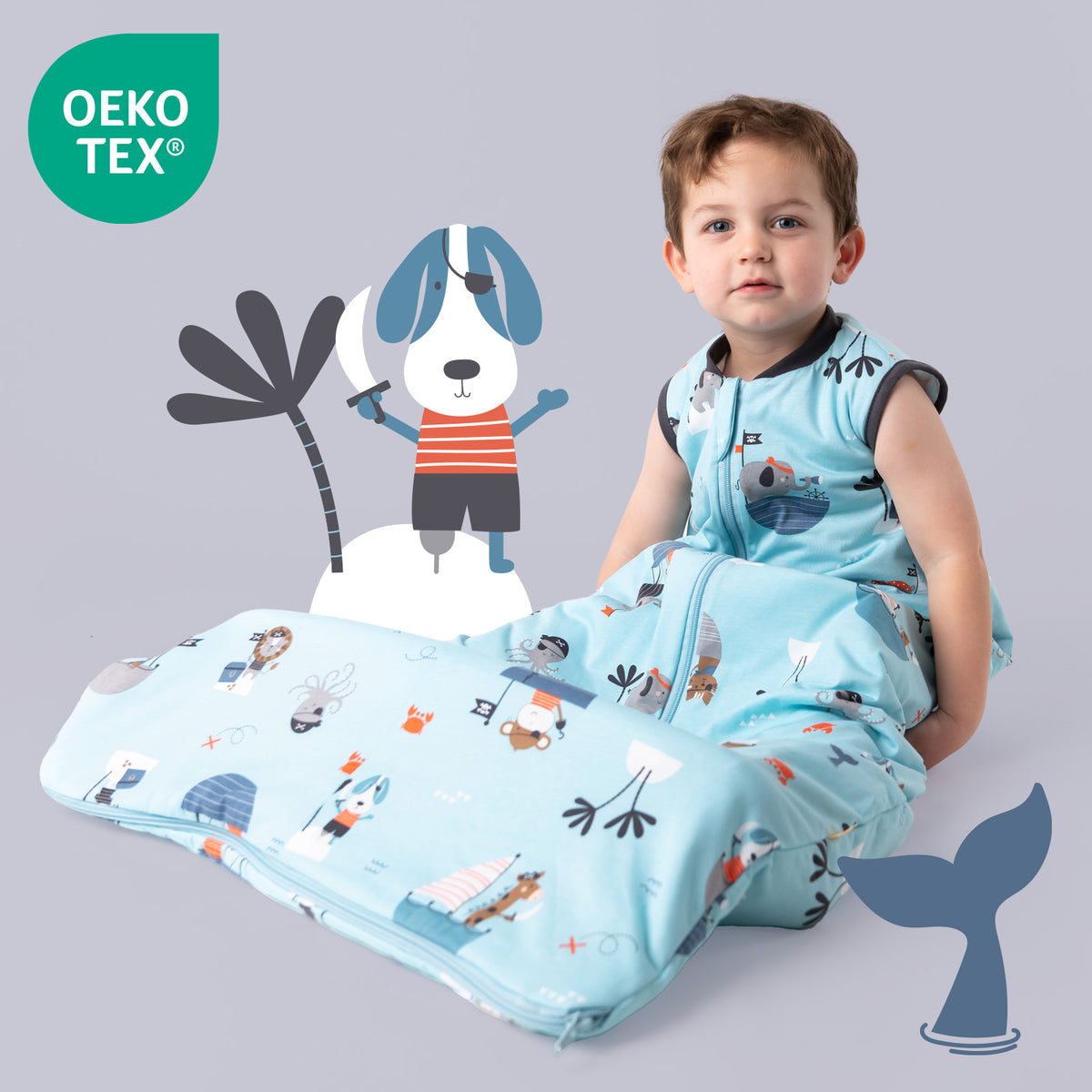Gigoteuse bébé été & mi-saison - TOG 1_Pirate_OEKOTEX_420