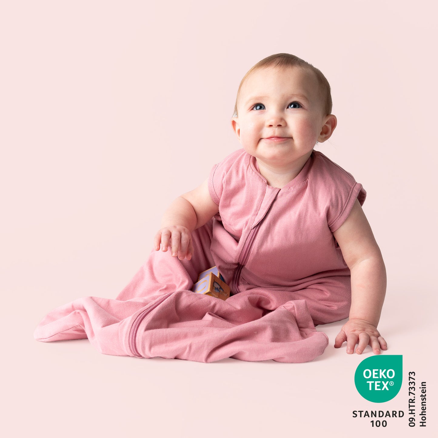 Gigoteuse bébé été & mi-saison - unie - TOG 1_Rose pastel_425_2