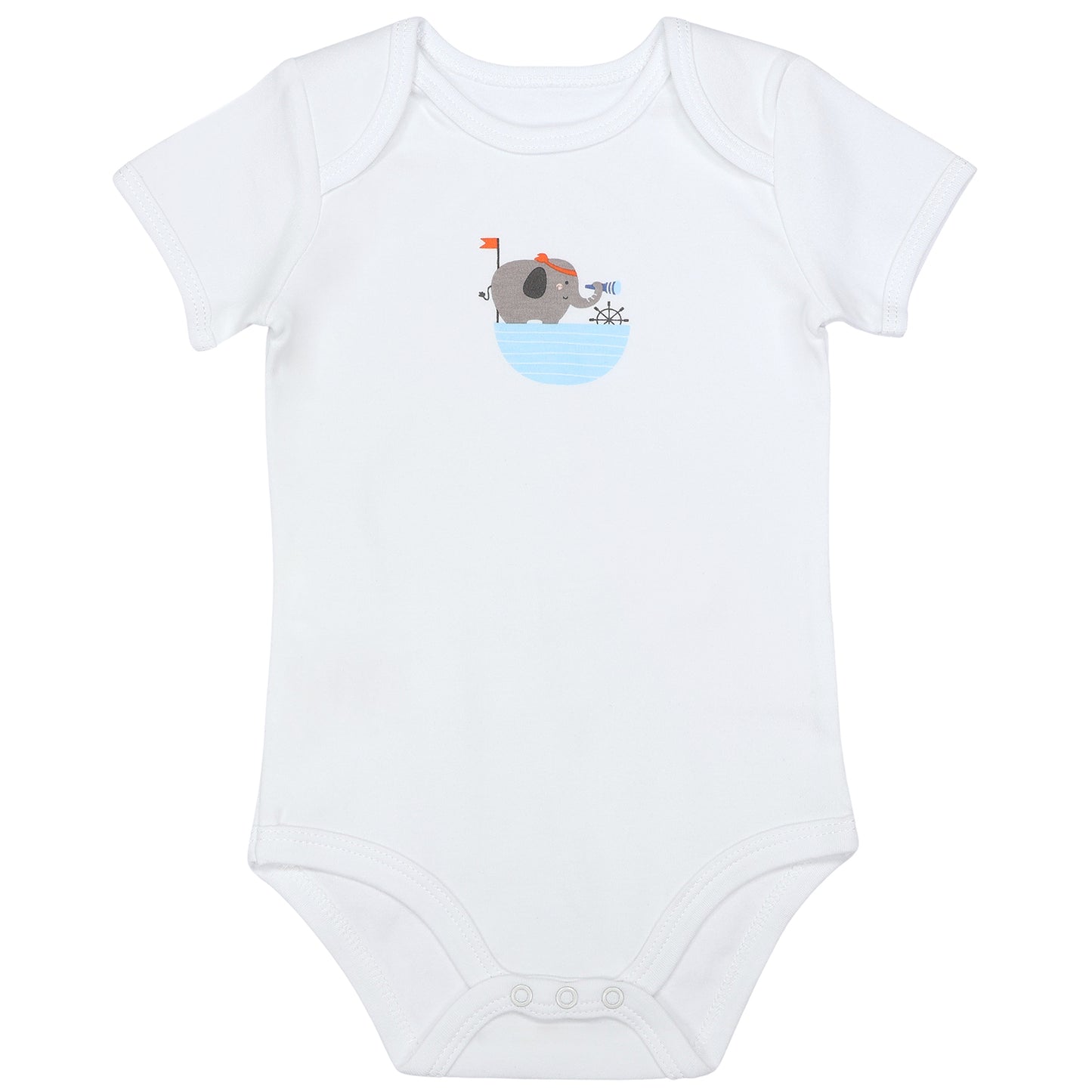 Body bébé manches courtes 100% bio - lot de 5_Pirate_5_430