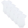 Body bébé manches courtes 100% bio - lot de 5_Blanc_1_430