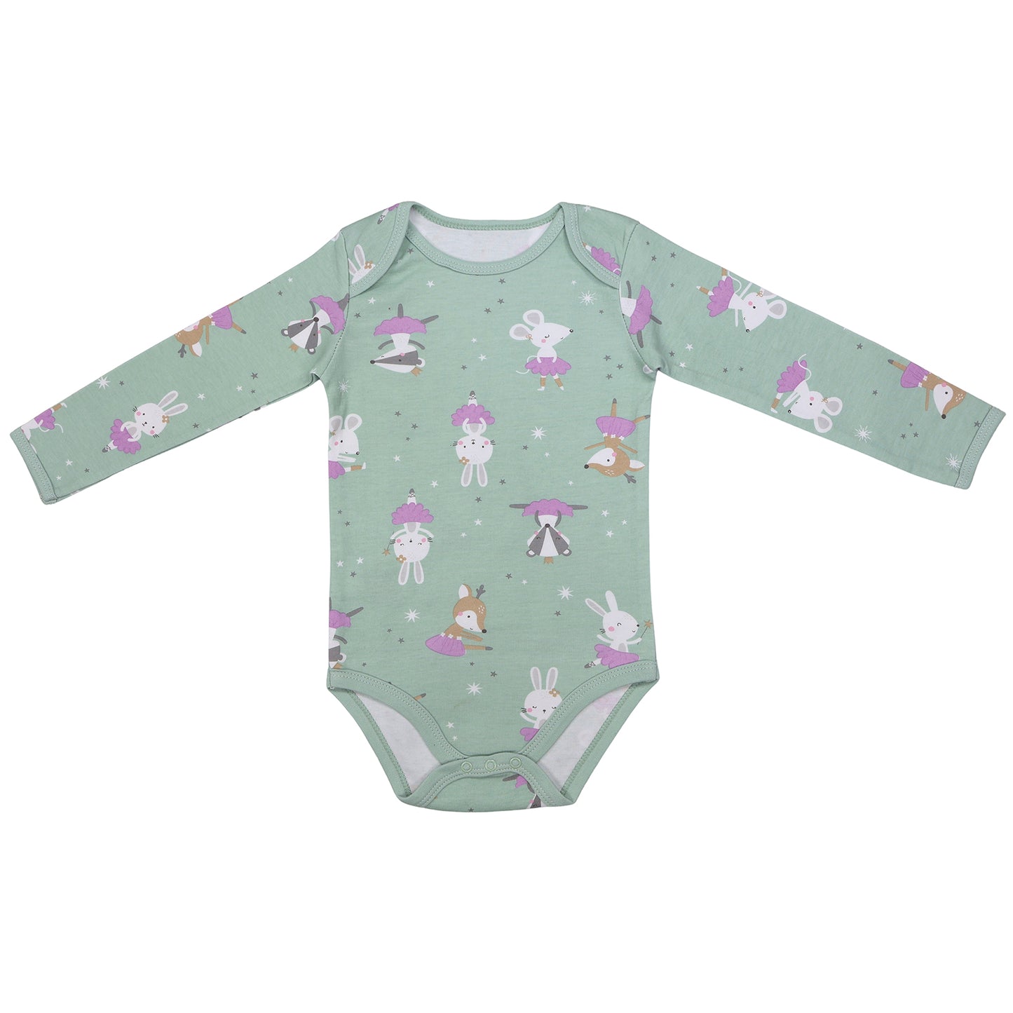 Body bébé à manches longues 100% bio - lot de 3_Ballerine_3_434
