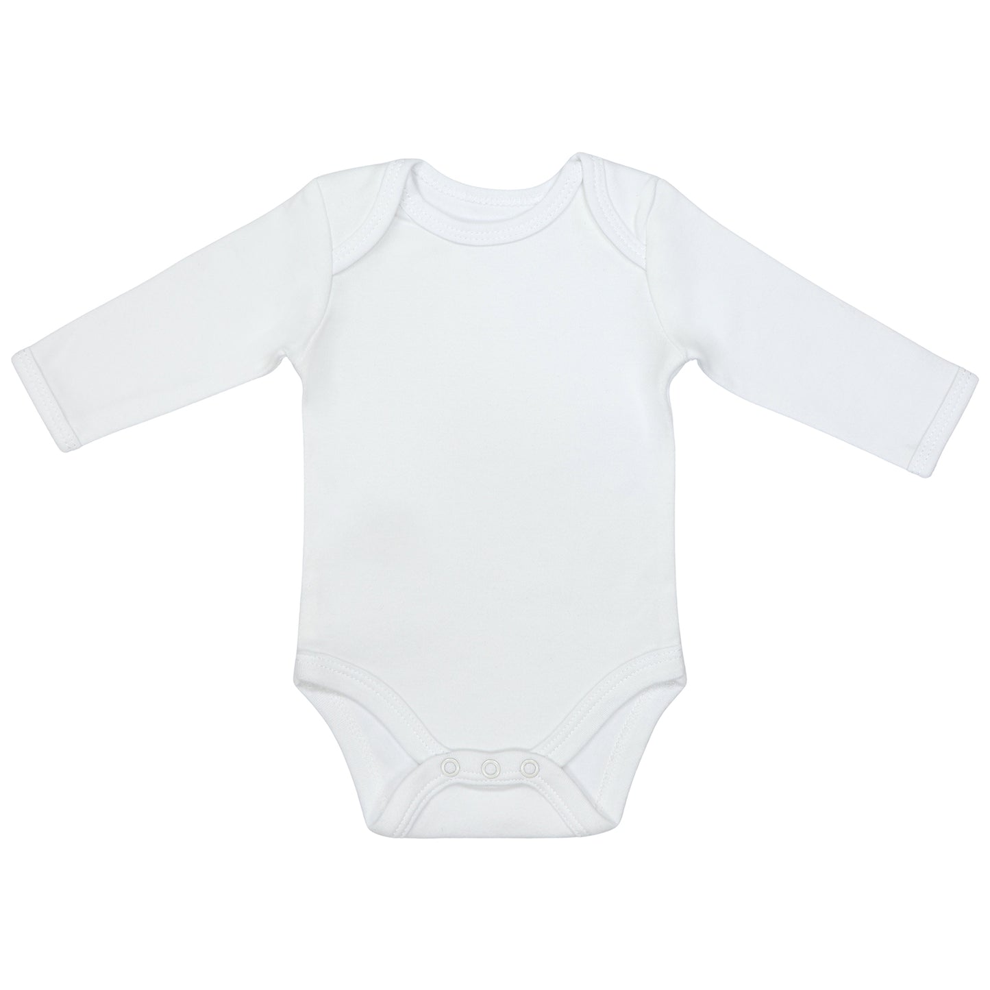 Body bébé à manches longues 100% bio - lot de 3_Blanc_3_434