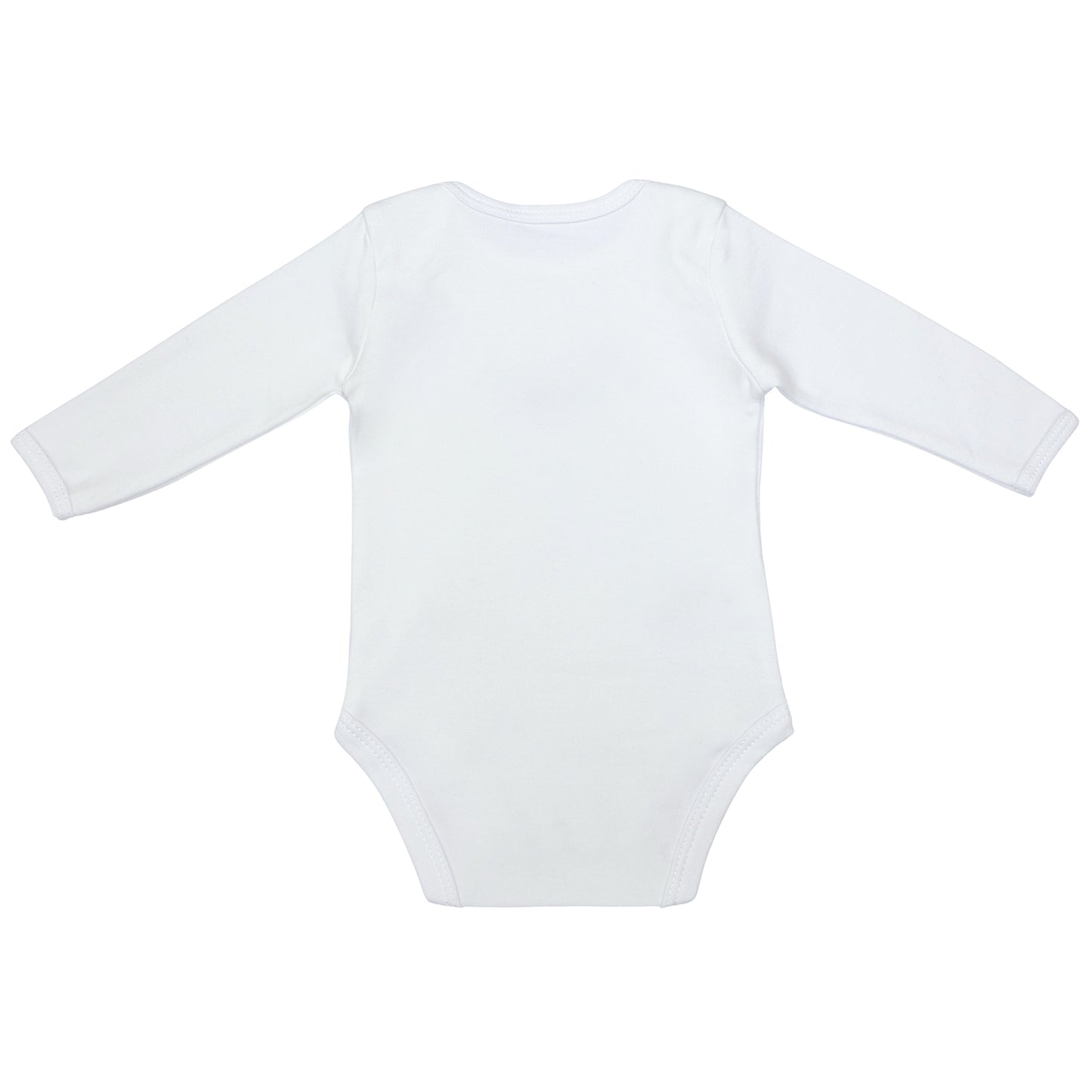 Body bébé à manches longues 100% bio - lot de 3_Blanc_4_434