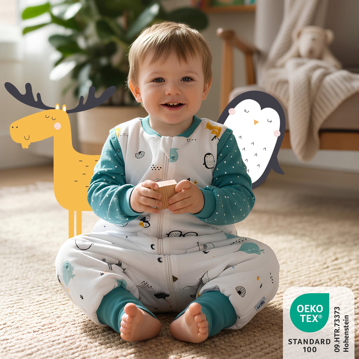 Gigoteuse à pieds toutes saisons - 100% bio - 2.5 TOG_Copains Polaires_462_2