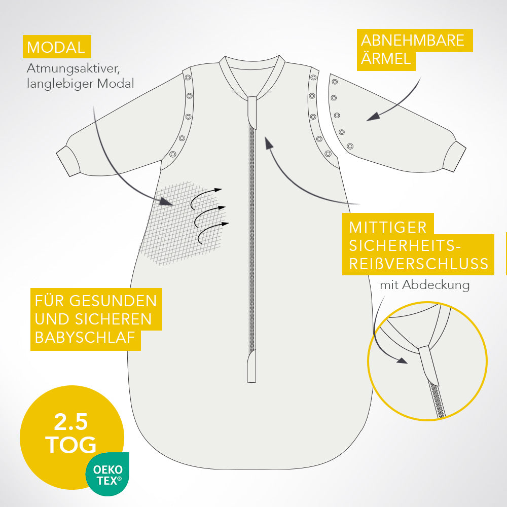 Gigoteuse bébé toutes saisons - 2.5 TOG