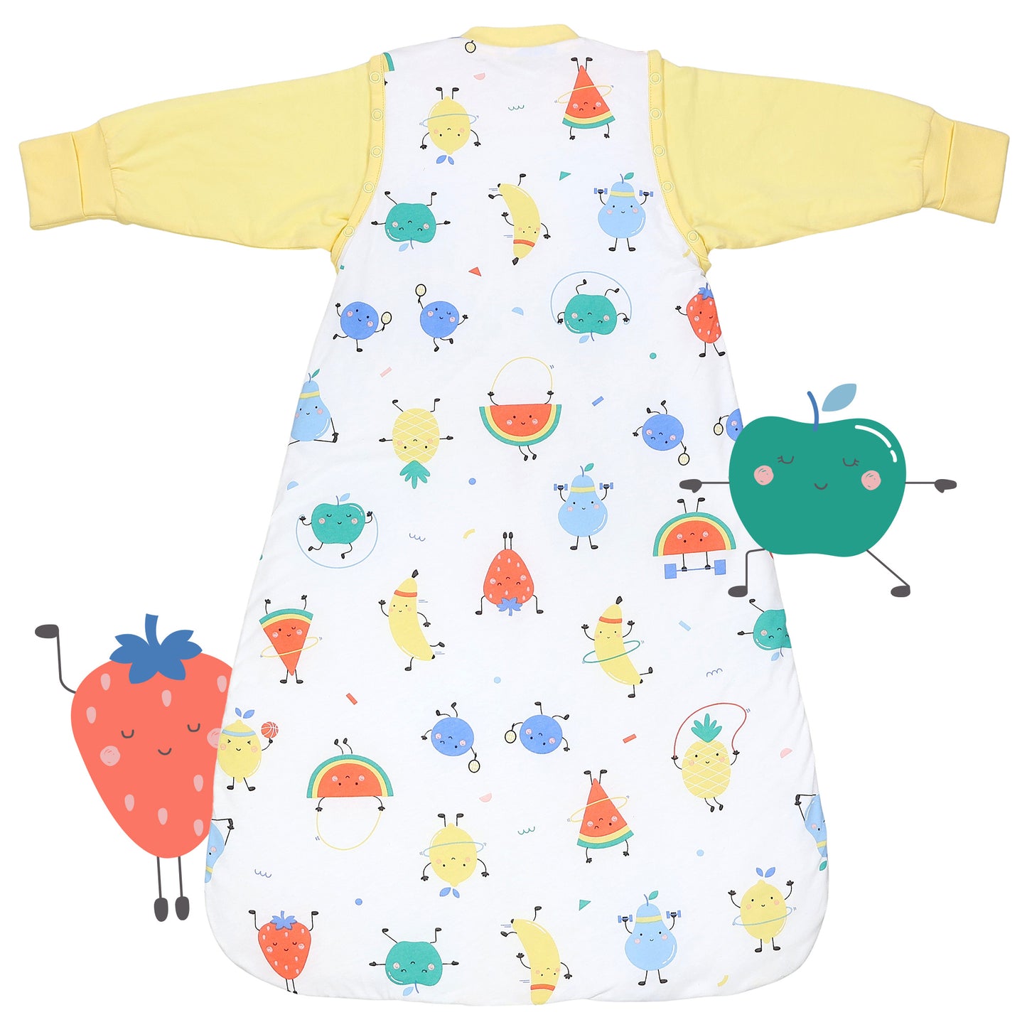 Gigoteuse bébé toutes saisons - 2.5 TOG_Fruits en Forme_arrière_465