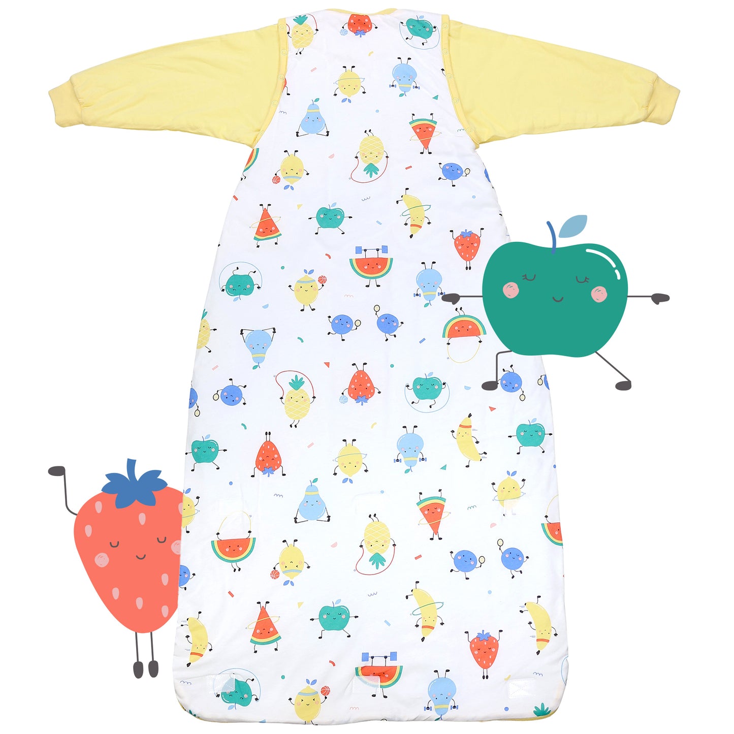 Gigoteuse bébé toutes saisons - 2.5 TOG_Fruits en Forme_arrière_465