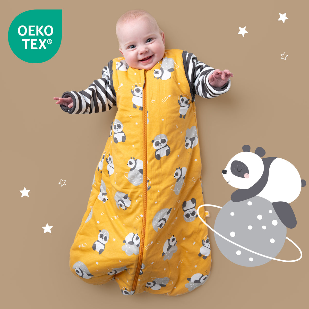 Gigoteuse bébé toutes saisons - 2.5 TOG_Panda_OEKOTEX_465
