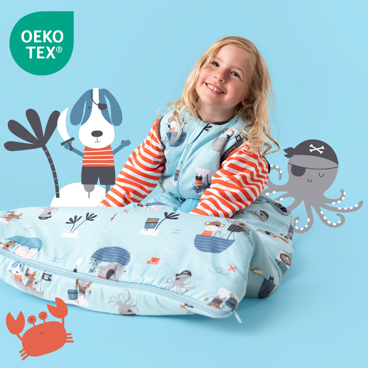 Gigoteuse bébé toutes saisons - 2.5 TOG_Pirate_OEKOTEX_465
