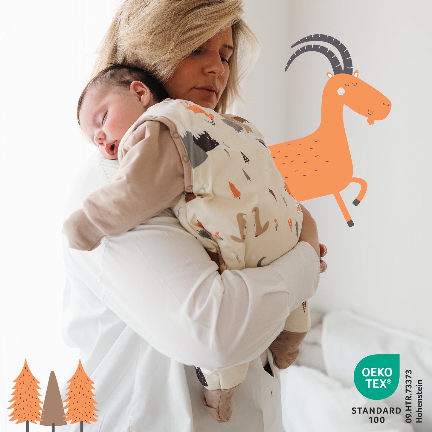 Gigoteuse à pieds hiver - 3.5 TOG