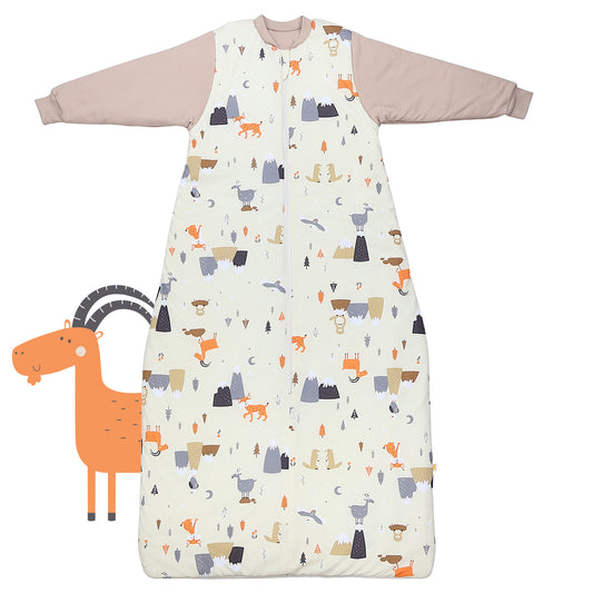 Gigoteuse bébé hiver - 3.5 TOG Animaux de montagne