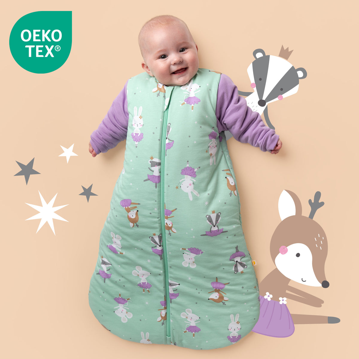 Gigoteuse bébé hiver - 3.5 TOG_Ballerine_OEKOTEX_471