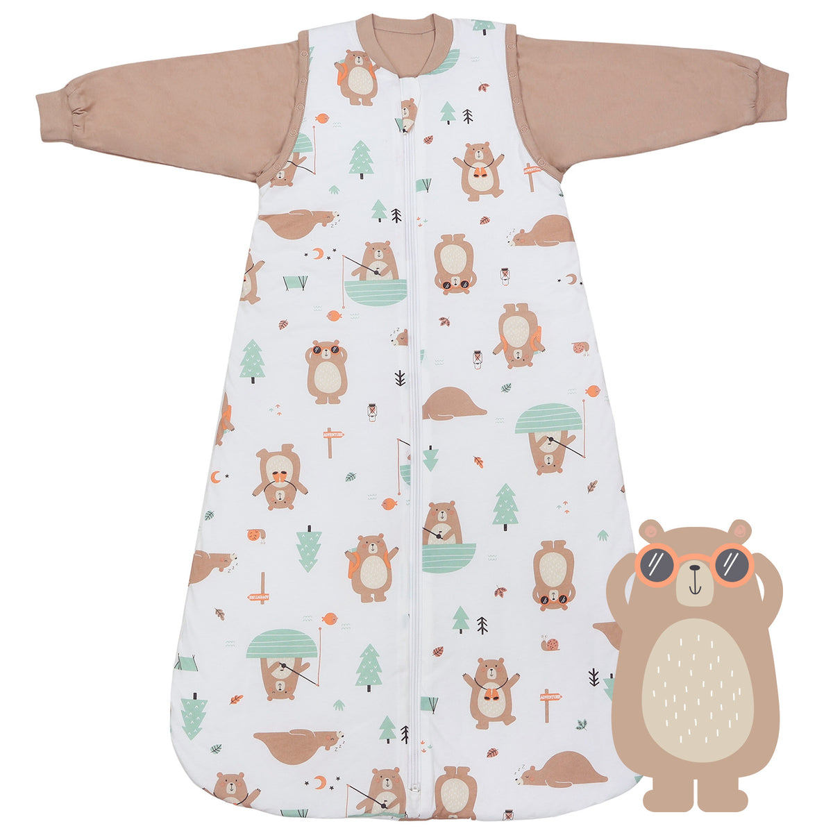 Gigoteuse bébé hiver - 3.5 TOG_Ours Explorateur_devant_471