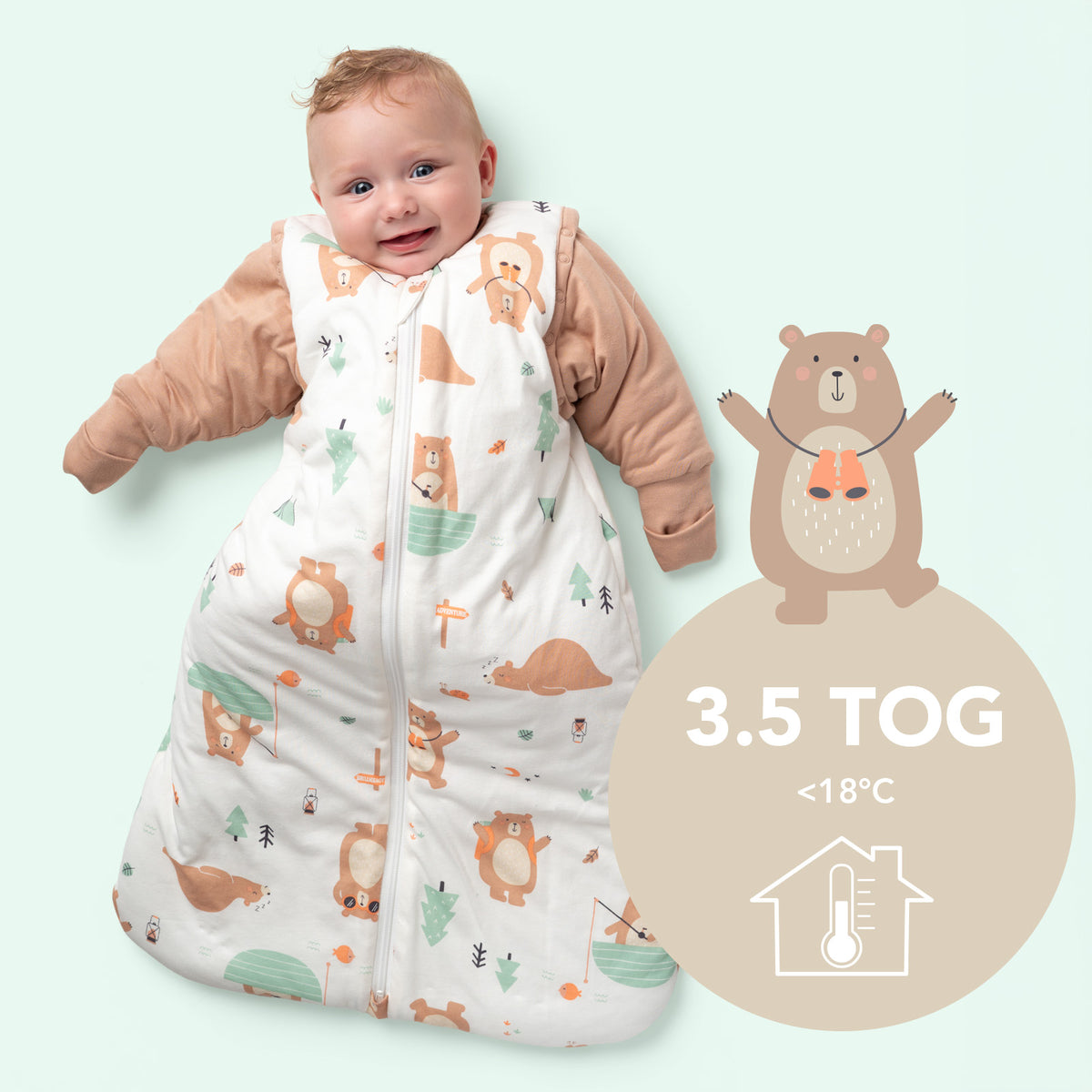 Gigoteuse bébé hiver - 3.5 TOG_Ours Explorateur_TOG_471