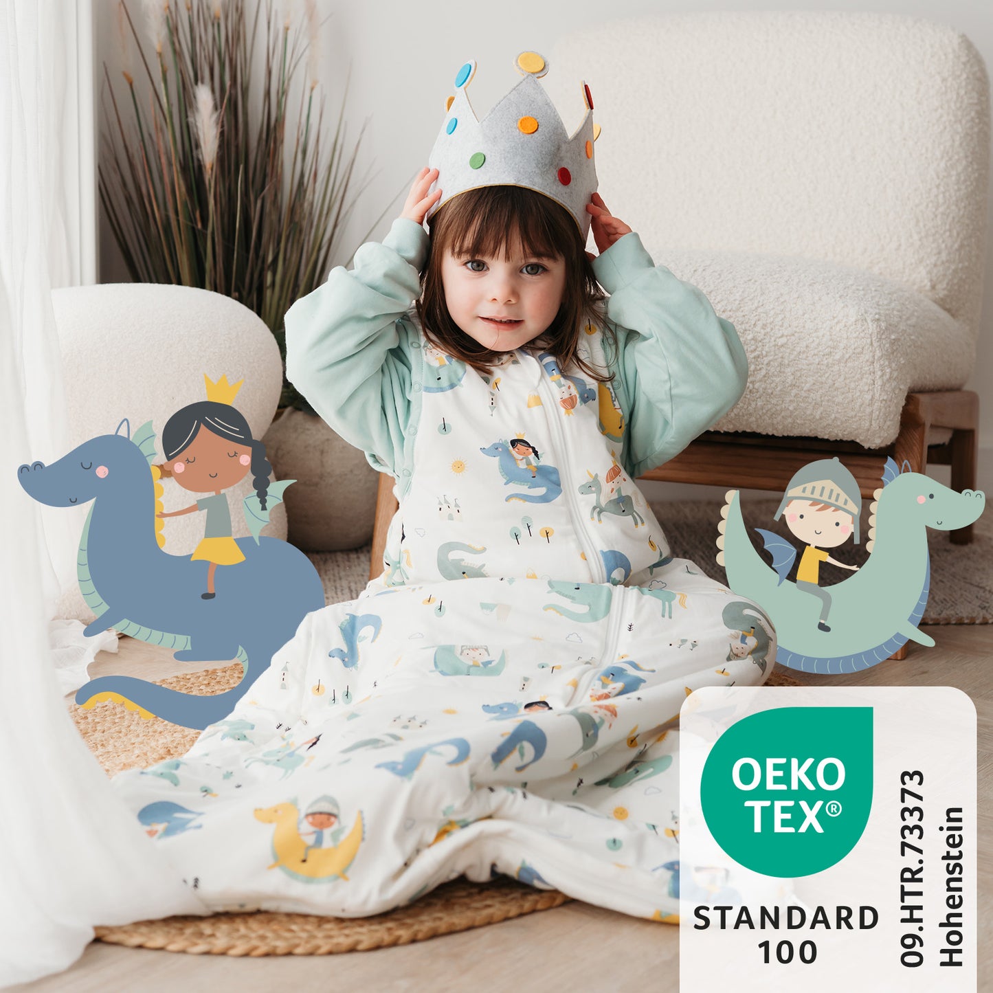 Gigoteuse bébé hiver - 3.5 TOG_Fantasia_OEKOTEX_471
