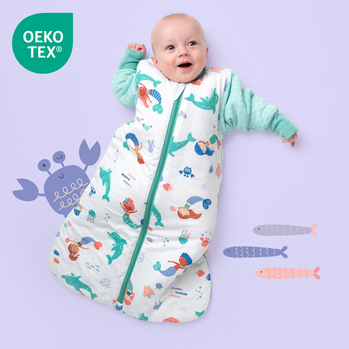 Gigoteuse bébé hiver - 3.5 TOG_Sirène_OEKOTEX_471
